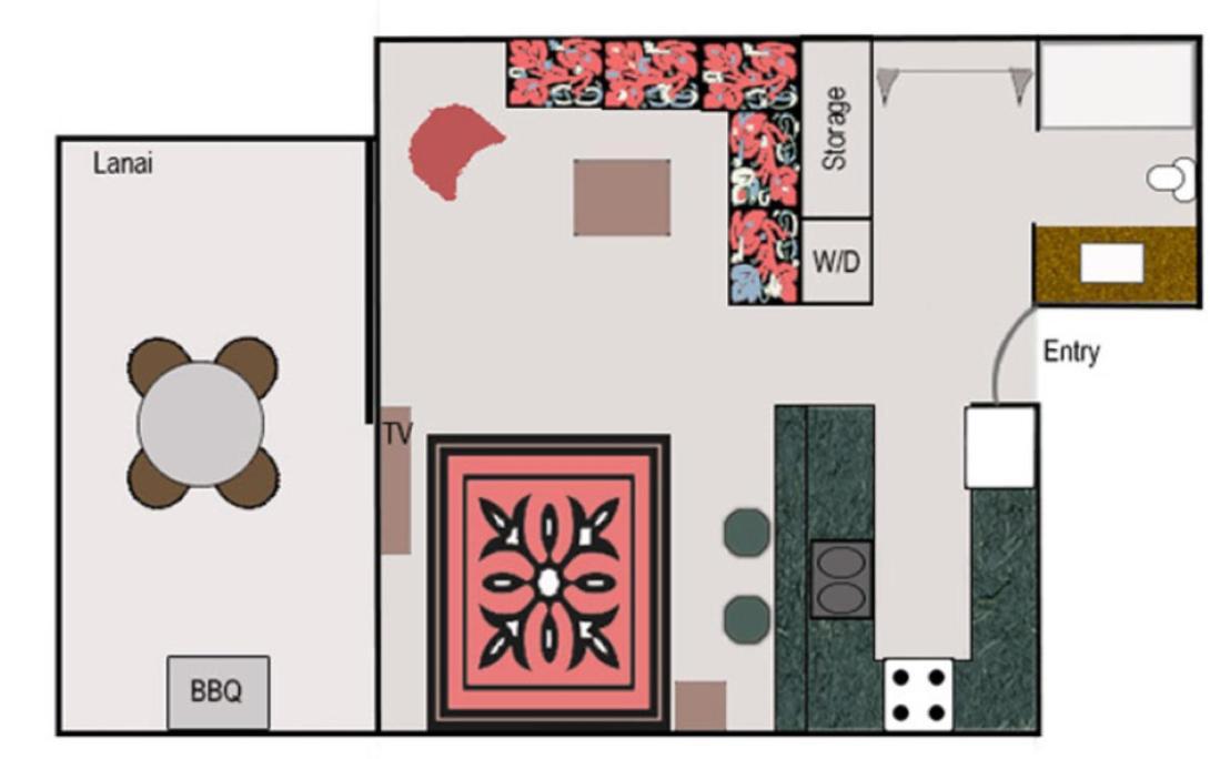 9B Ekahi Village-Studio Bath, Garden View - 1 Minute Stroll To Beach! Уайлеа Екстериор снимка