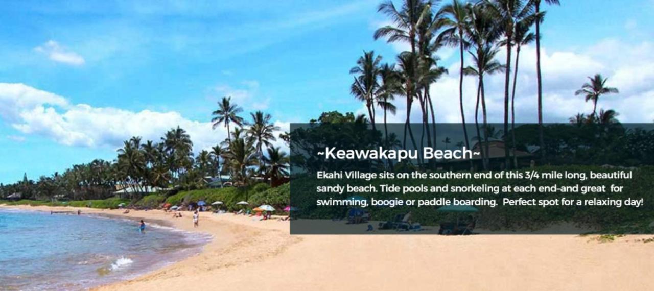 9B Ekahi Village-Studio Bath, Garden View - 1 Minute Stroll To Beach! Уайлеа Екстериор снимка